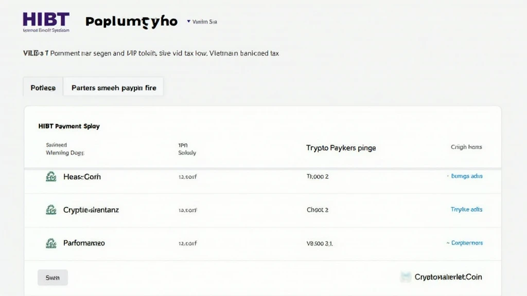 HIBT Vietnam crypto tax payment calculator cryptopaynetcoin
