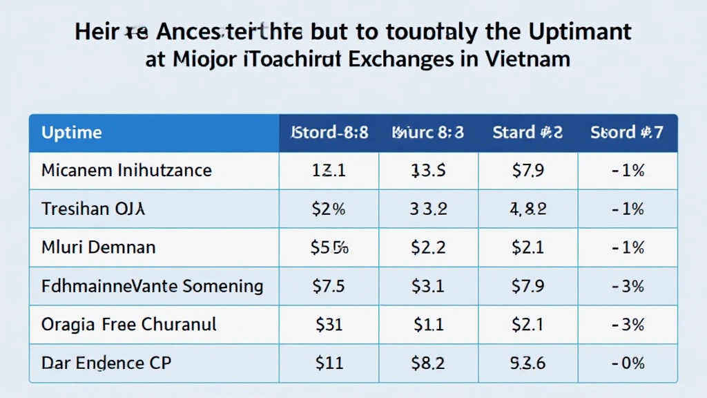 Vietnam crypto exchange uptime reports