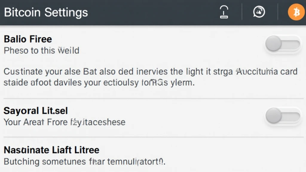 Bitcoin price alert customization